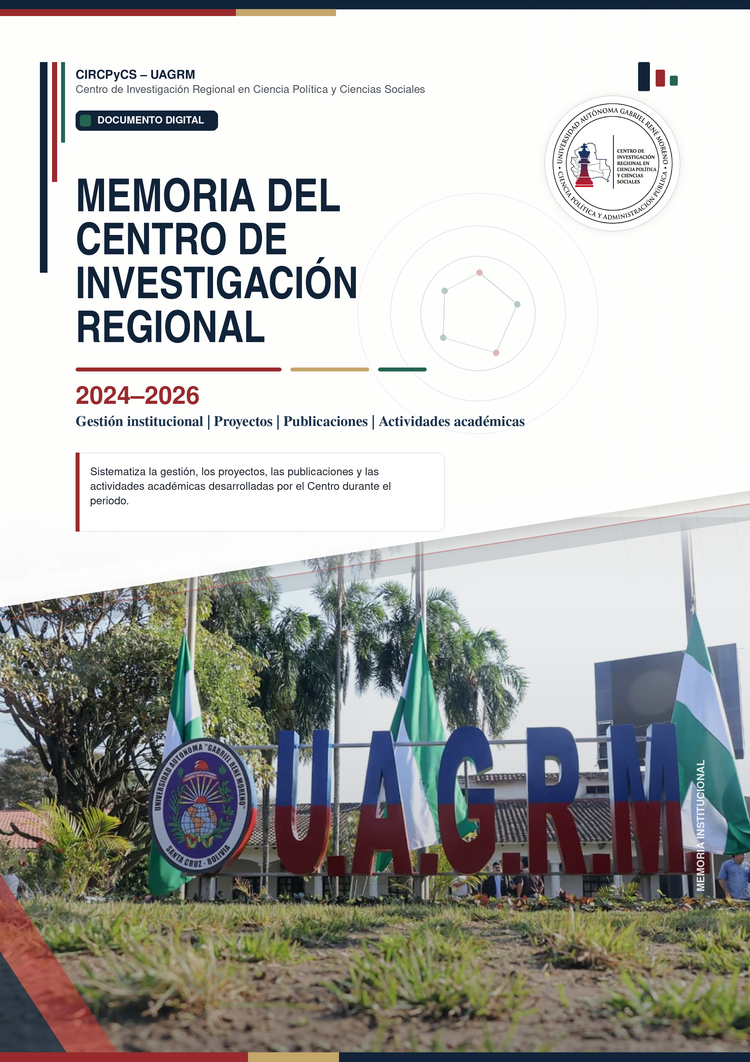Portada de la Memoria del Centro de Investigaci&oacute;n Regional 2024-2026